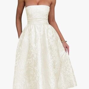 Satin A-Line Dress
